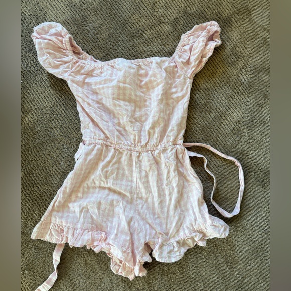 Pink Ruffled Romper - Picture 4 of 5